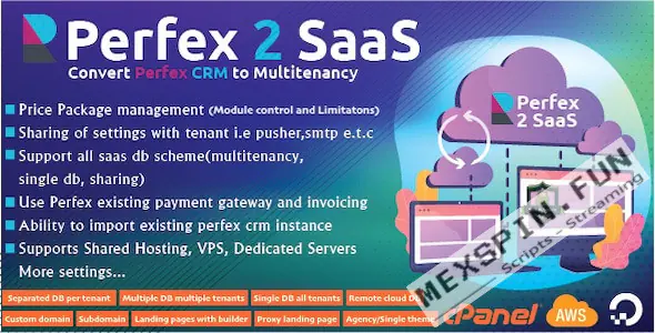 Perfex CRM SaaS Module - Transform Your Perfex CRM into a Powerful Multi-Tenancy Solution