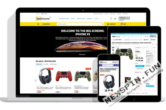 UniTheme 2 - Premium CS-Cart Theme Pre-Licensed